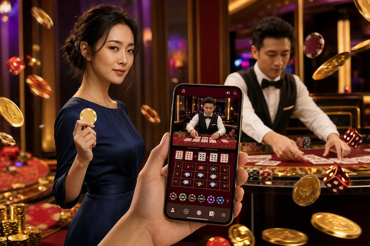 meggie88 Casino meja live dealer baccarat